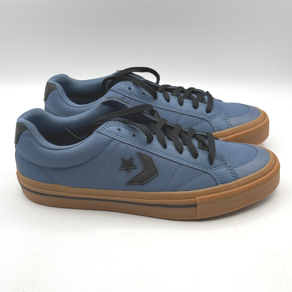 Converse Sport Casual Ox Mens 9.5 Blue Canvas Gum Sole A13224C